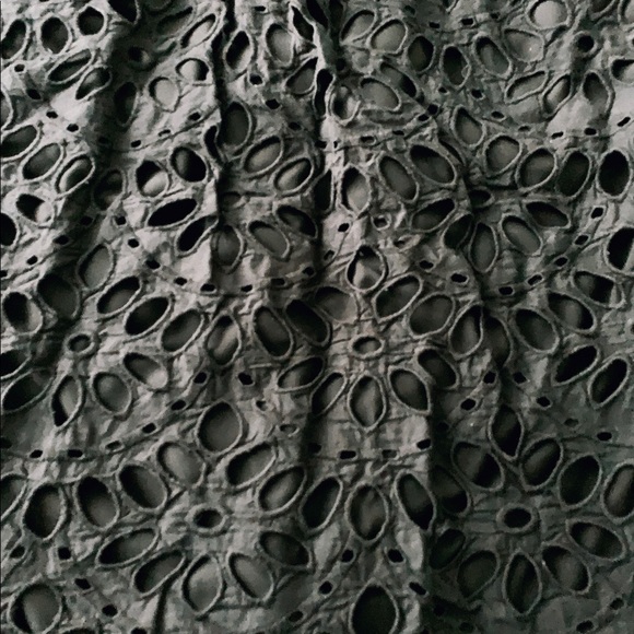 LOFT Petite Scallop Eyelet Full Skirt - Picture 4 of 6